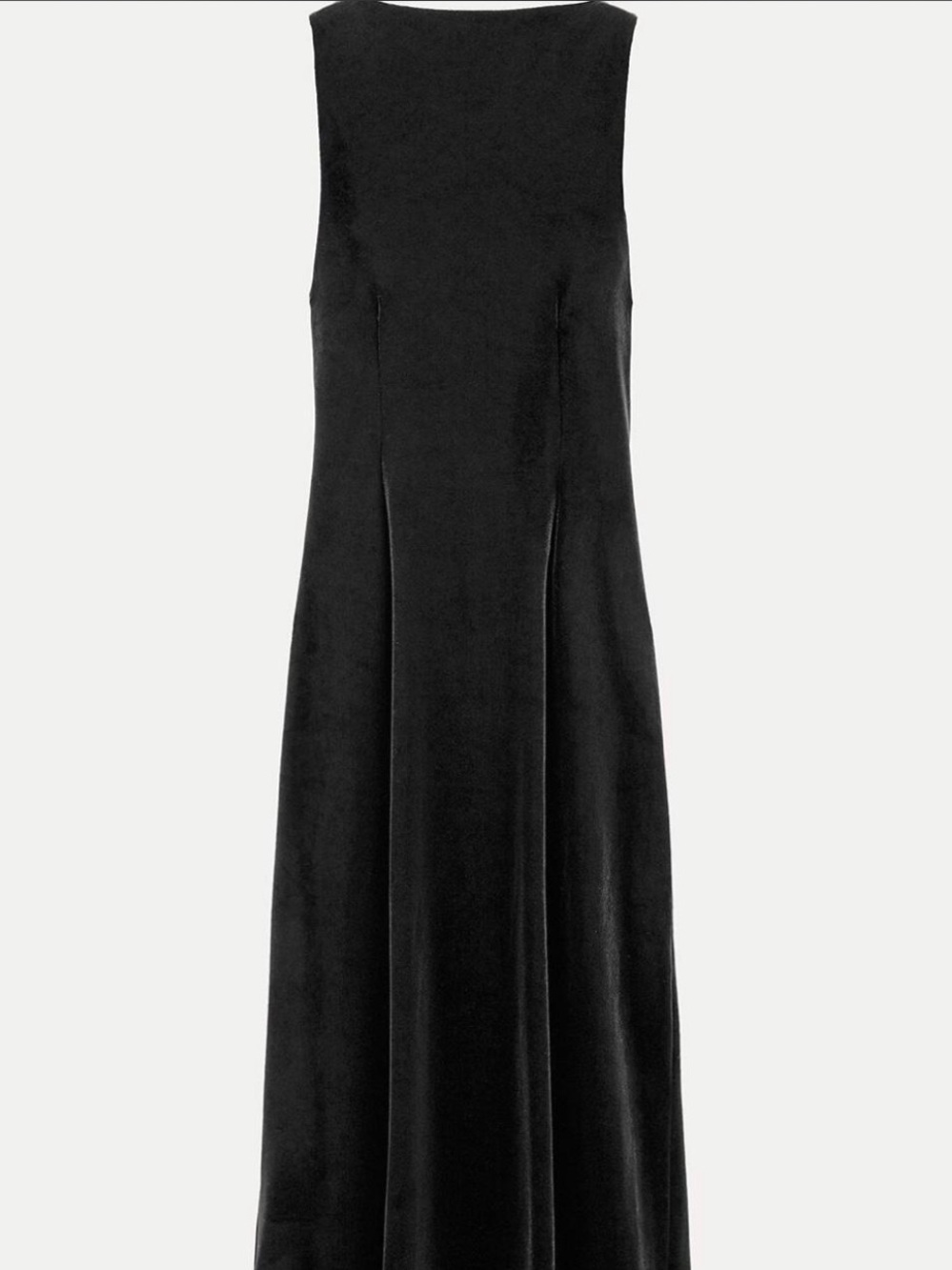 Zara Black Velvet Long Dress